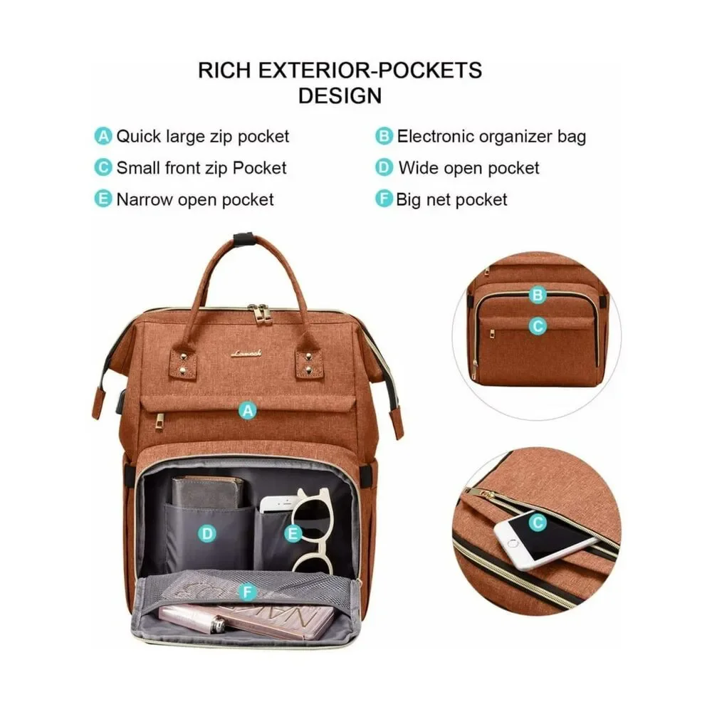 Lovevook Laptop Backpack Carry-all Carry-on, School, Travel, Work, 15.6